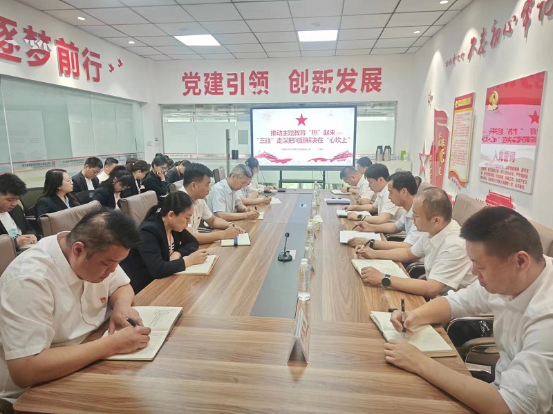物貿公司開(kāi)展主題教育專(zhuān)題黨課