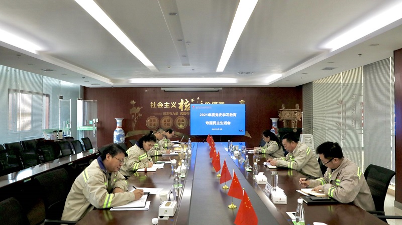 富平公司召開(kāi)2021年度黨史學(xué)習教育專(zhuān)題民主生活會(huì )