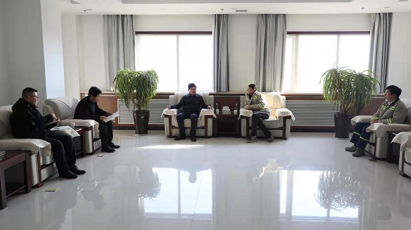 富平縣副縣長(cháng)段冰深入富平公司進(jìn)行節后復工復產(chǎn)座談交流