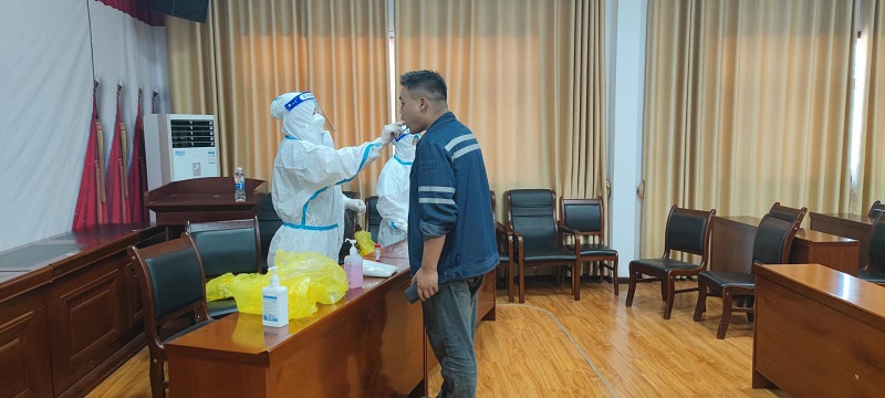 漢中公司工會(huì )組織開(kāi)展全員核酸檢測