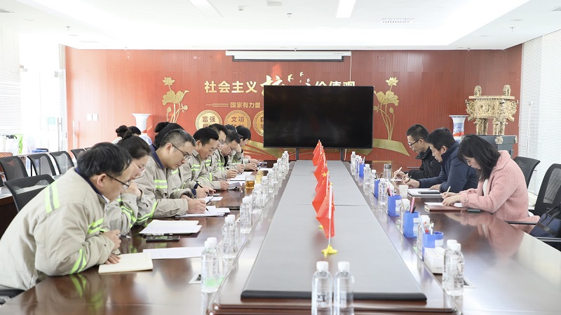 陜西建材科技公司黨委副書(shū)記、總經(jīng)理周紅到富平公司調研指導工作