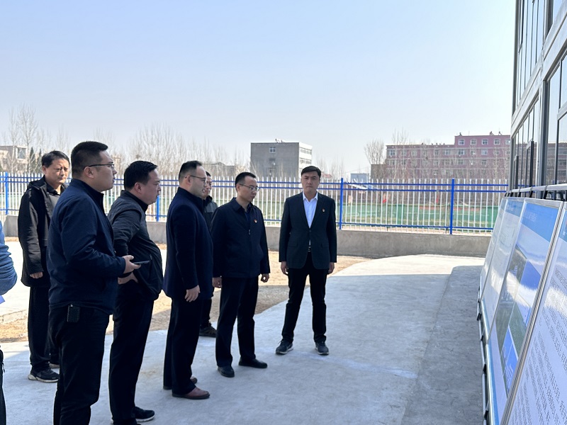 韓城市委常委、組織部長(cháng)、經(jīng)開(kāi)區黨工委書(shū)記宏建一行到龍門(mén)綠碳公司進(jìn)行重點(diǎn)項目實(shí)地調研