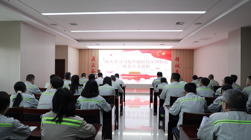 奔著(zhù)問(wèn)題去 一線(xiàn)解疑難——陜西建材科技公司黨委副書(shū)記、總經(jīng)理周紅到富平公司調研