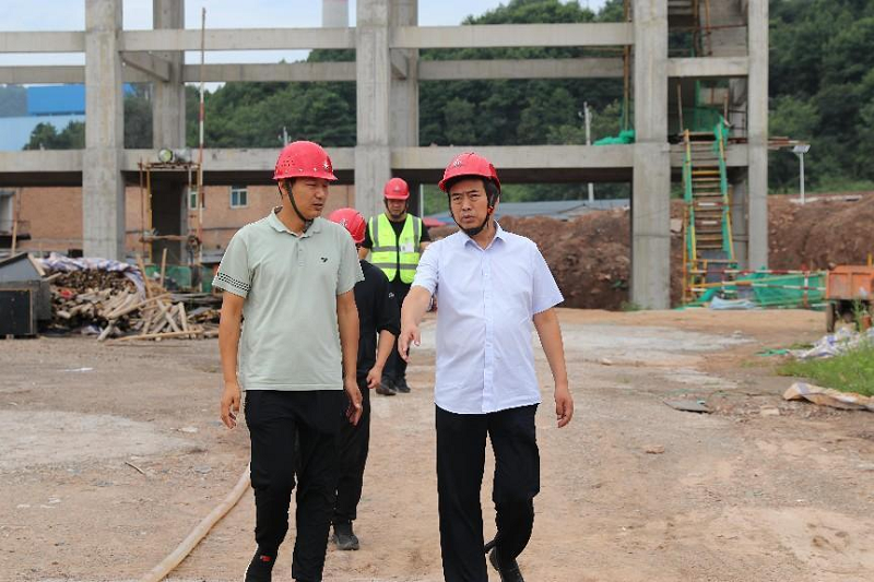 陜西建材科技公司黨委副書(shū)記、總經(jīng)理周紅到黃陵新材公司調研指導工作