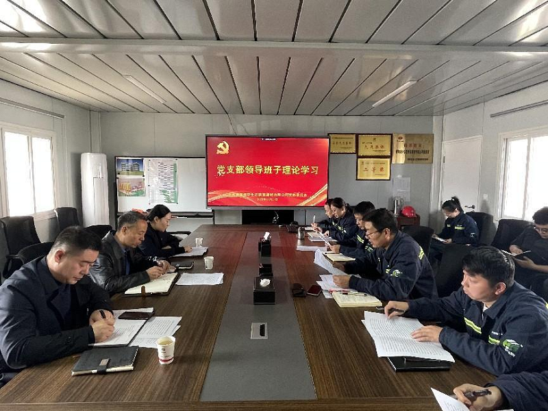 王琦到黃陵新材公司開(kāi)展領(lǐng)導班子理論學(xué)習旁聽(tīng)督導工作