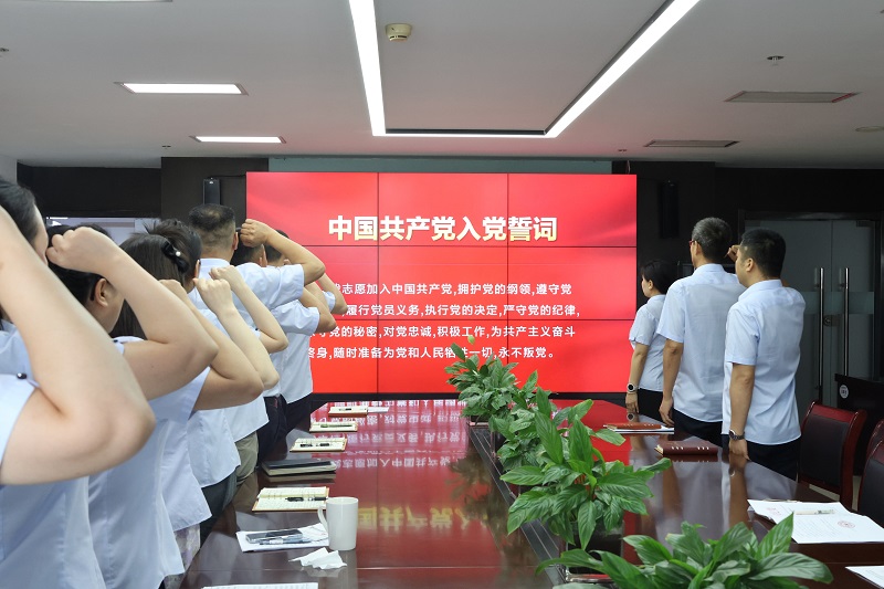 華山營(yíng)銷(xiāo)公司黨支部開(kāi)展 “過(guò)政治生日 強黨員意識”主題黨日活動(dòng)